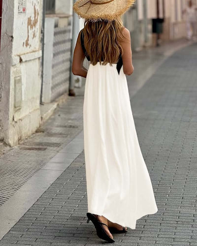 Zafira™ | Elegantes Kleid Mit Crossover-Ausschnitt