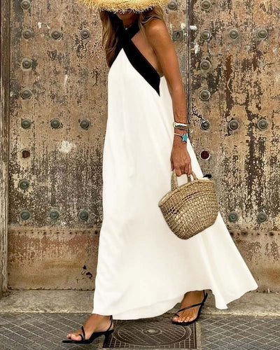 Zafira™ | Elegantes Kleid Mit Crossover-Ausschnitt