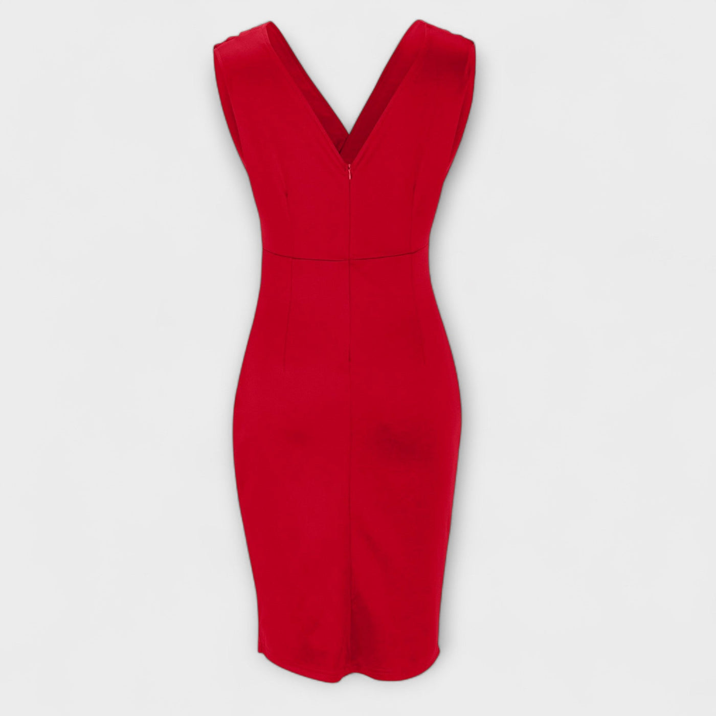 Desi™ | Figurbetontes V-Ausschnitt Kleid