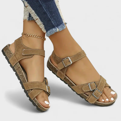 Leonora™ | Elegante Leder-Sandalen