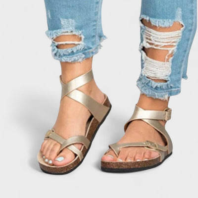 Leonora™ | Elegante Leder-Sandalen