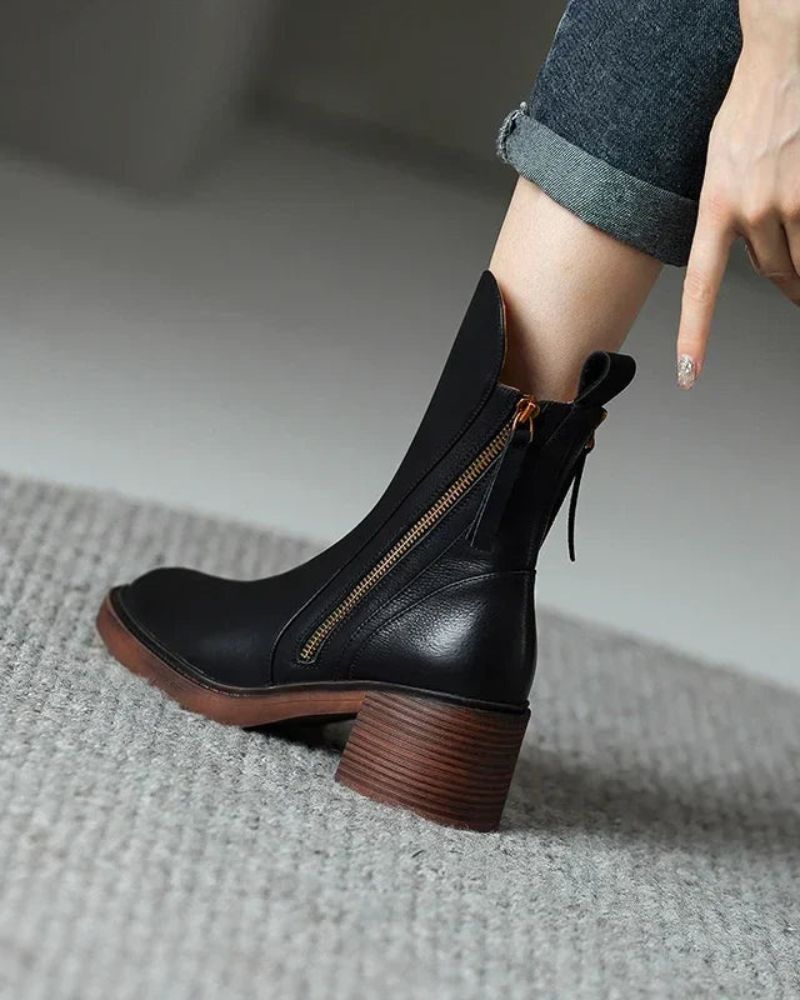 Garciel™ | Elegante Leder-Bottines