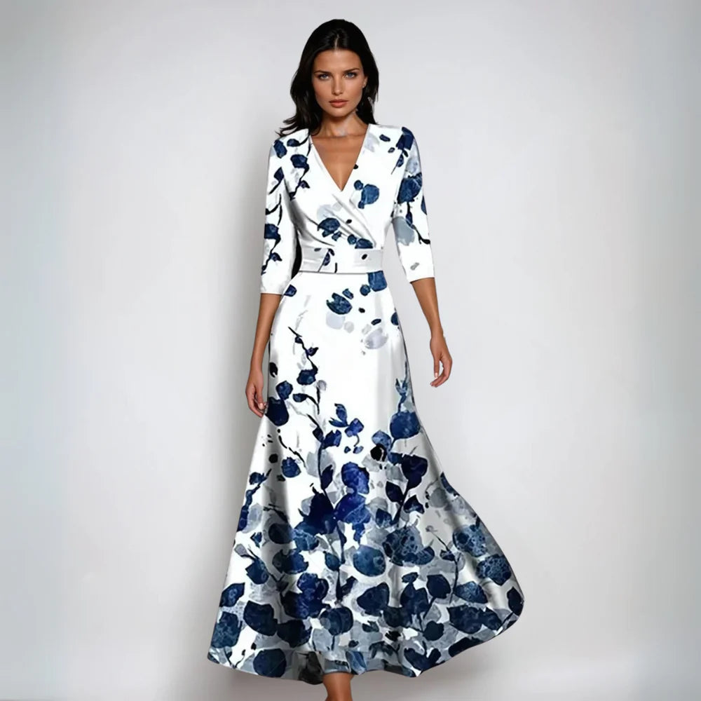 Seraphina™ | Elegantes Bedrucktes Maxikleid