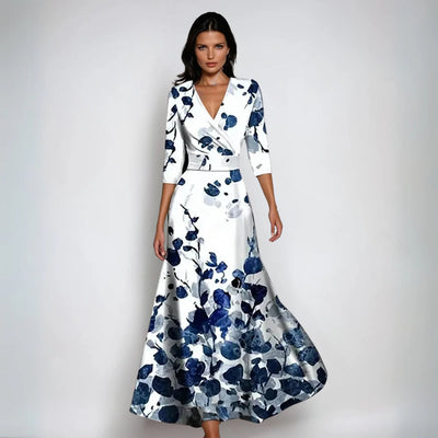 Seraphina™ | Elegantes Bedrucktes Maxikleid