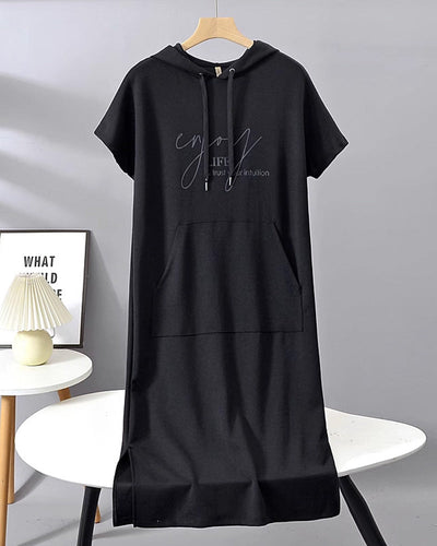 Saskia™ | Bequemes Hoodie-Kleid