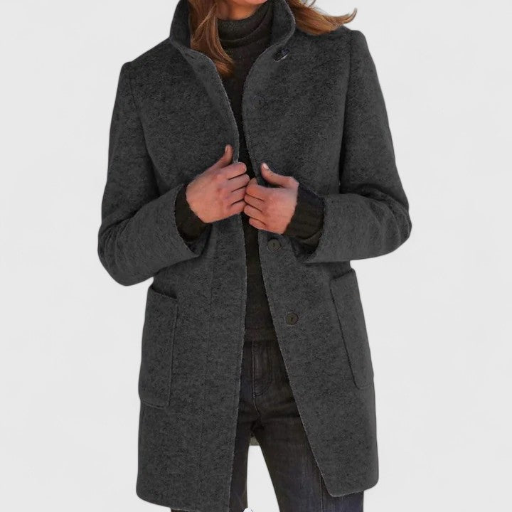 Elena™ | Eleganter Wollmix-Mantel