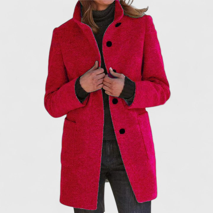 Elena™ | Eleganter Wollmix-Mantel