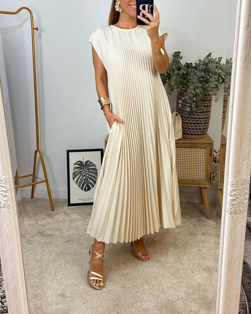 Juliana™ | Elegantes Geripptes Kleid
