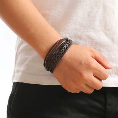 Ragnar™ | Geflochtenes Leder-Viking-Armband 1+1 GRATIS