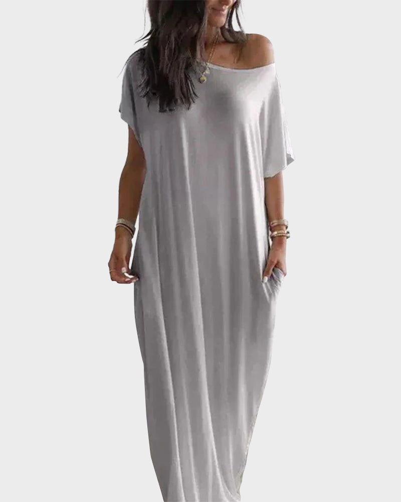 Kelly™ | Elegantes Off-Shoulder Maxikleid