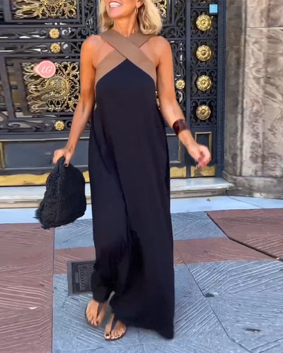 Zafira™ | Elegantes Kleid Mit Crossover-Ausschnitt