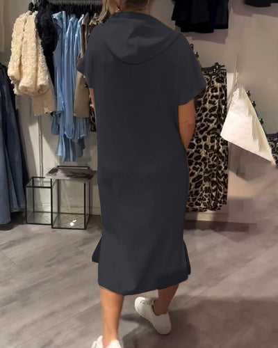 Saskia™ | Bequemes Hoodie-Kleid
