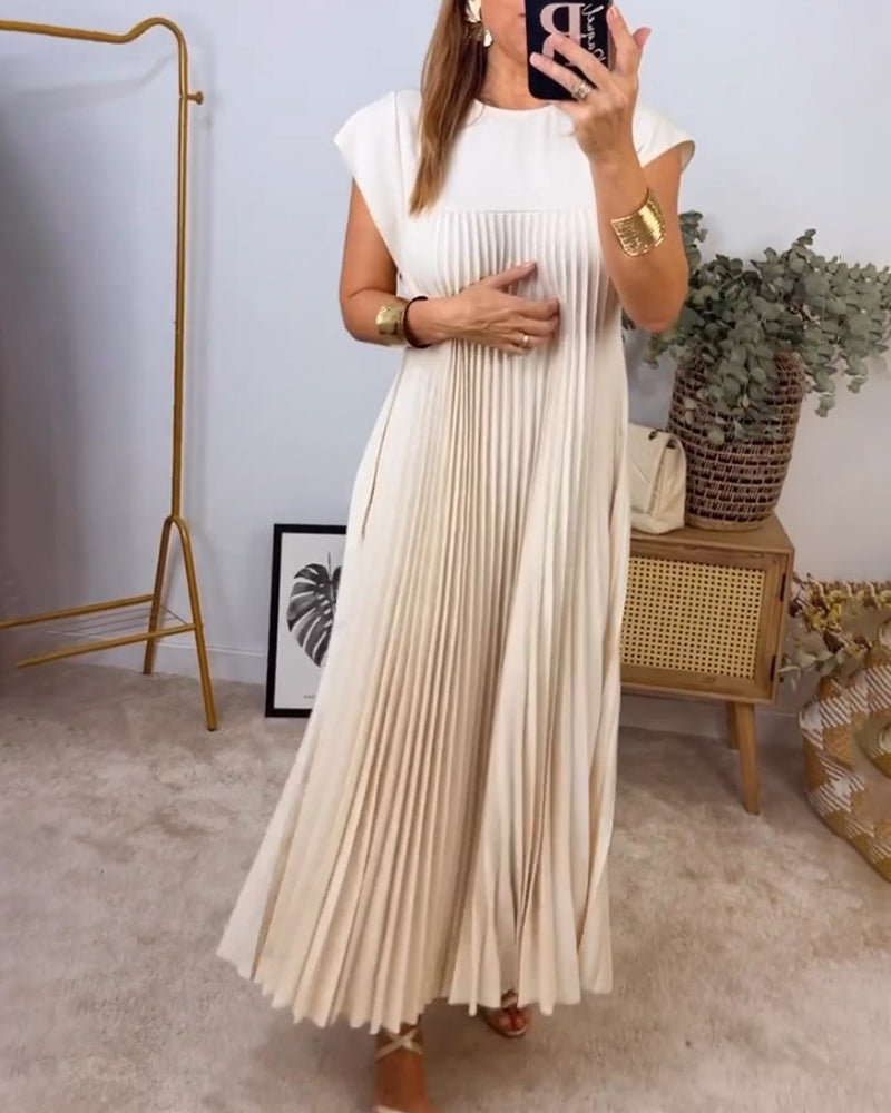 Juliana™ | Elegantes Geripptes Kleid