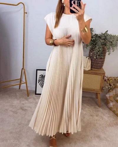 Juliana™ | Elegantes Geripptes Kleid