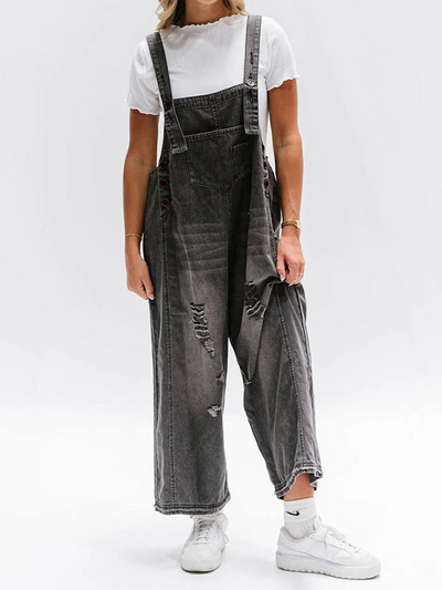 Ellise™ | Bequeme Denim-Latzhose