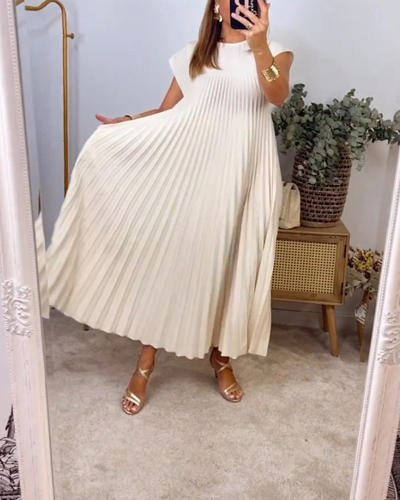 Juliana™ | Elegantes Geripptes Kleid