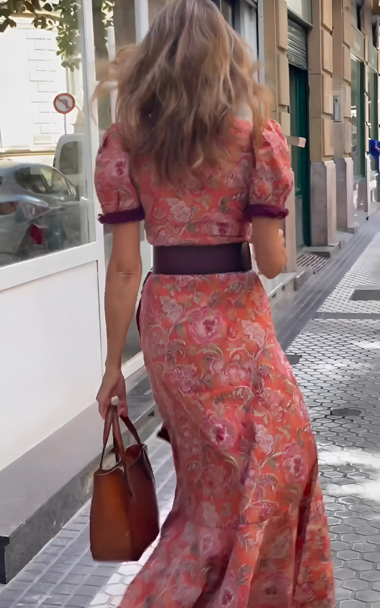 Maris™ | Elegantes Pinkes Maxikleid