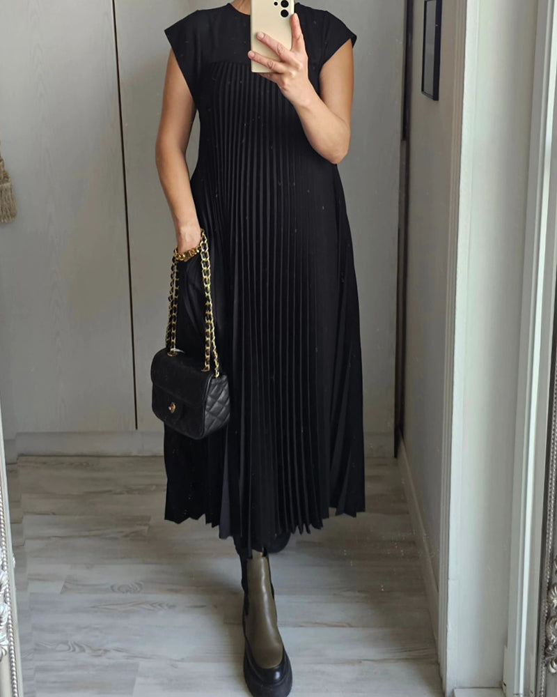 Juliana™ | Elegantes Geripptes Kleid