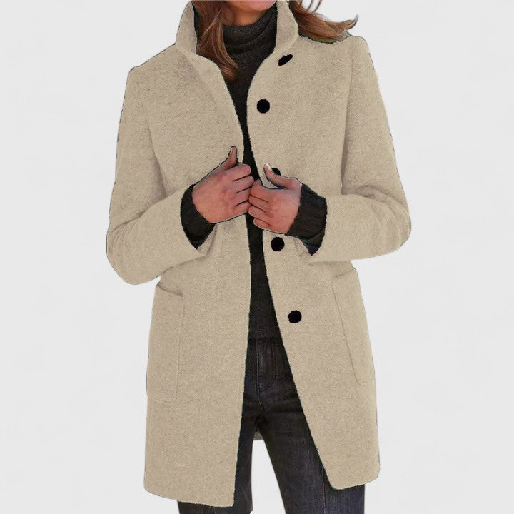 Elena™ | Eleganter Wollmix-Mantel