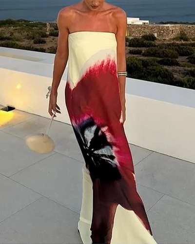 Matila™ | Elegantes Blumenmuster Kleid