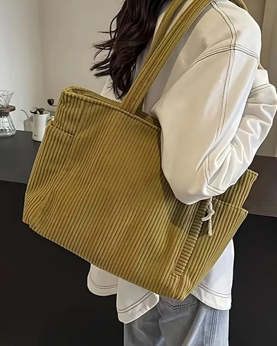 Tilda™ | Stilvolle Gerippte Tasche