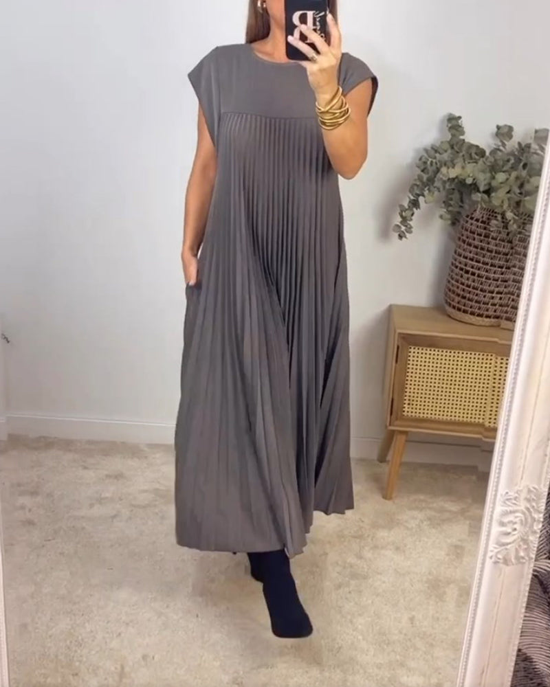 Juliana™ | Elegantes Geripptes Kleid