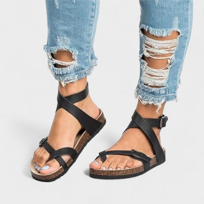 Leonora™ | Elegante Leder-Sandalen