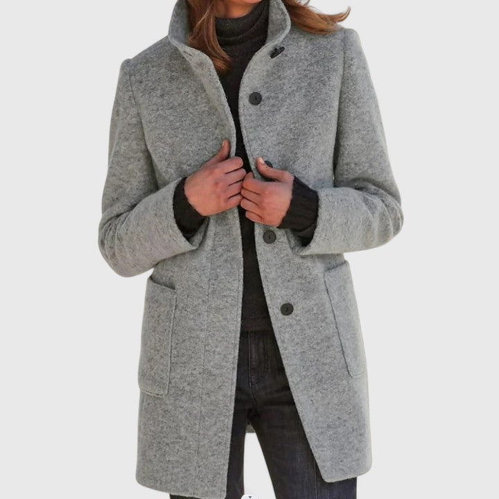 Elena™ | Eleganter Wollmix-Mantel