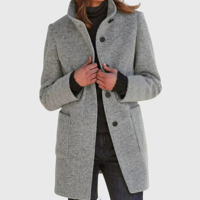 Elena™ | Eleganter Wollmix-Mantel