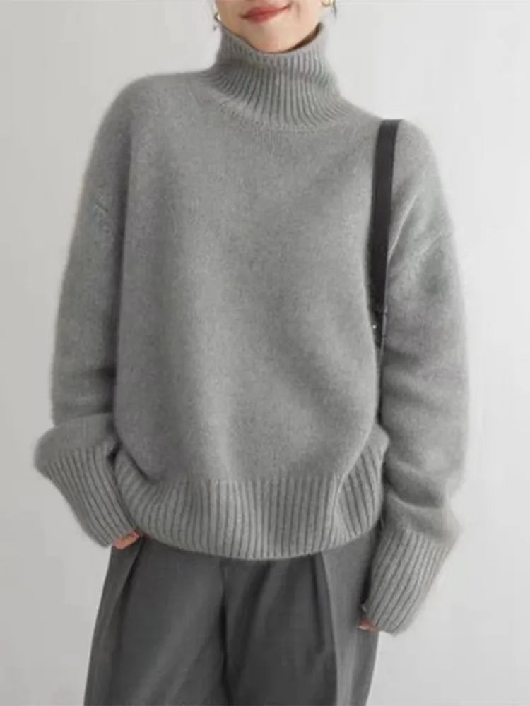 Isabella™ | Eleganter Rollkragenpullover