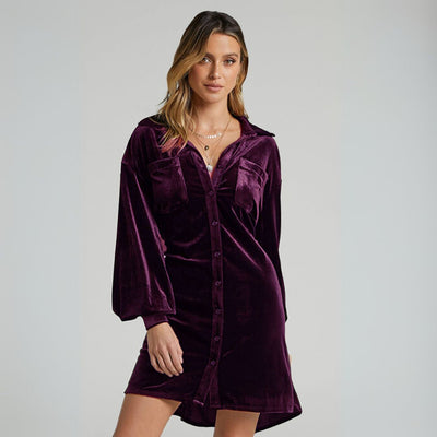 Geraldine™ | Elegantes Samtkleid