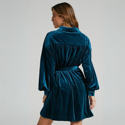 Geraldine™ | Elegantes Samtkleid