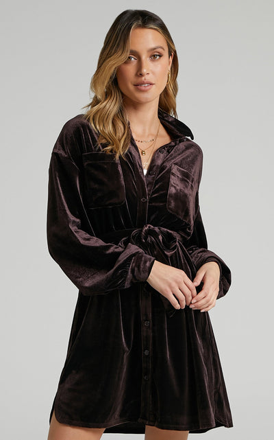 Geraldine™ | Elegantes Samtkleid