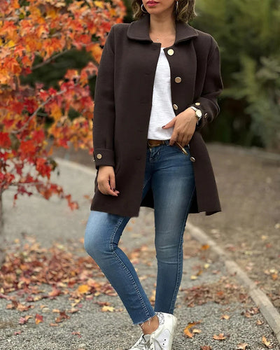 Mona™ | Oversize-Mantel Mit Schleifendetails