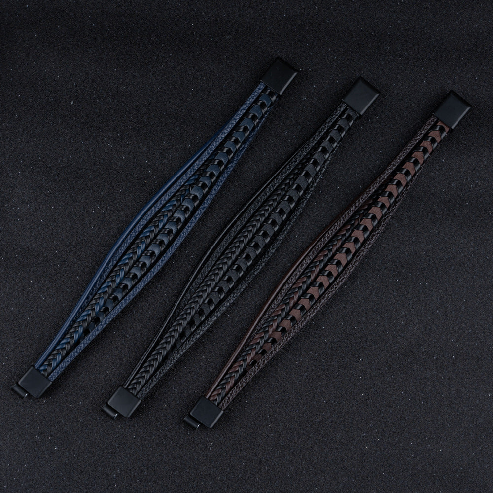 Ragnar™ | Geflochtenes Leder-Viking-Armband 1+1 GRATIS