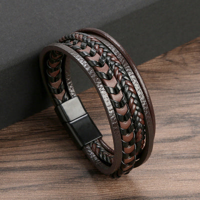 Ragnar™ | Geflochtenes Leder-Viking-Armband 1+1 GRATIS