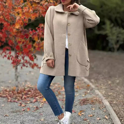Mona™ | Oversize-Mantel Mit Schleifendetails