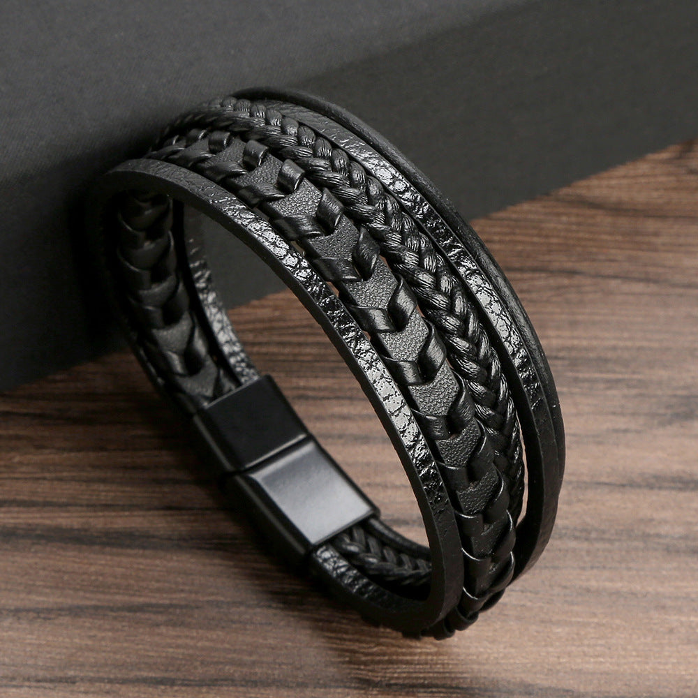 Ragnar™ | Geflochtenes Leder-Viking-Armband 1+1 GRATIS