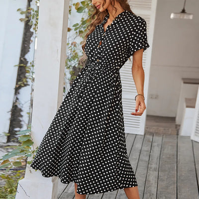Alexa™ | Verspieltes Polka-Dot Kleid