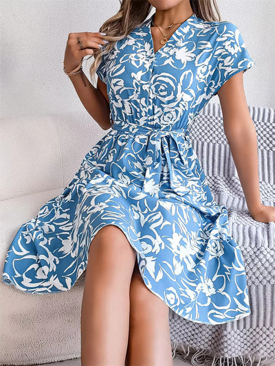 Marta™ | Elegantes V-Ausschnitt-Kleid