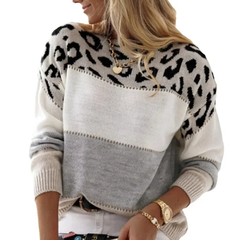 Jamy™ | Modischer Tiermuster Pullover