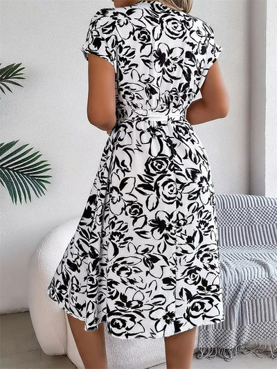 Marta™ | Elegantes V-Ausschnitt-Kleid