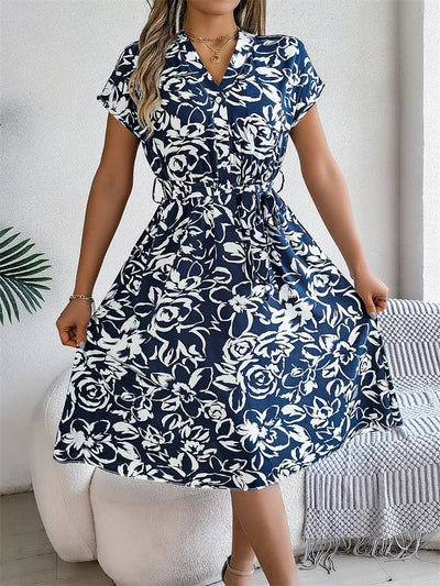 Marta™ | Elegantes V-Ausschnitt-Kleid