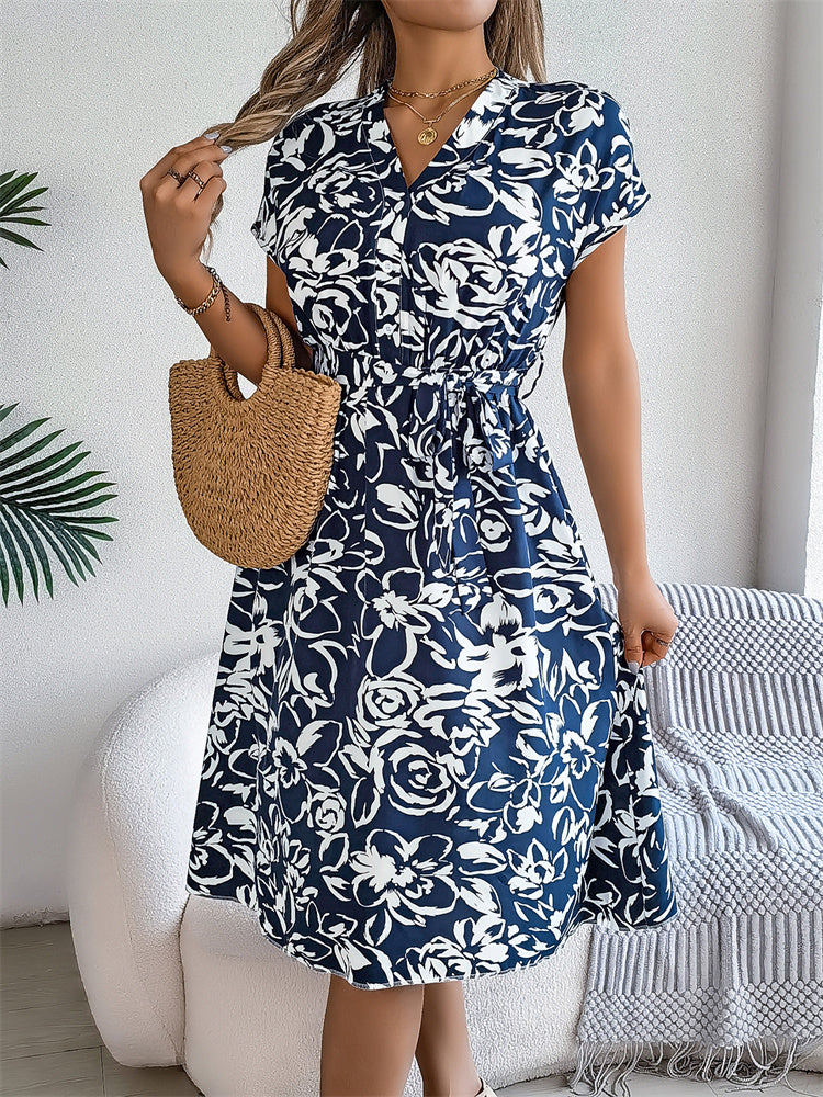 Marta™ | Elegantes V-Ausschnitt-Kleid