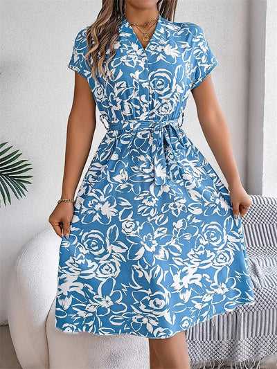 Marta™ | Elegantes V-Ausschnitt-Kleid