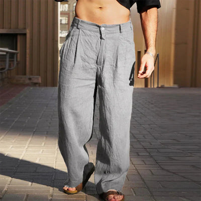 Dario™ | Weite Leinenhose