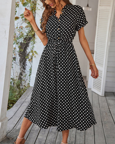 Alexa™ | Verspieltes Polka-Dot Kleid