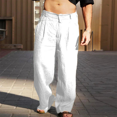 Dario™ | Weite Leinenhose