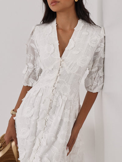 Sienna™ | Elegantes Besticktes Kleid