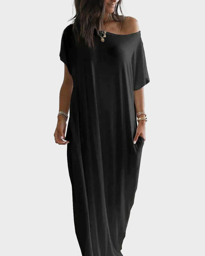 Kelly™ | Elegantes Off-Shoulder Maxikleid
